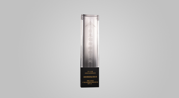 2017年1月第15屆深圳企業(yè)創(chuàng)新紀錄自主創(chuàng)新標桿企業(yè)（獎杯）